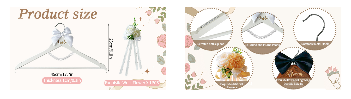 The Complete Guide to Wedding Hangers: Choosing the Perfect Bridal Hanger for Your Dress