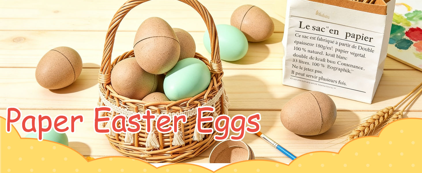 Paper Mache Eggs: A Creative Guide to Paintable Easter Eggs for Crafts